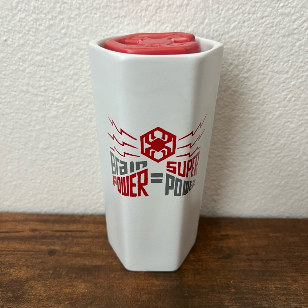 Disney Parks Marvel Avengers Campus W.E.B. Six Sided Ceramic Travel Tumbler